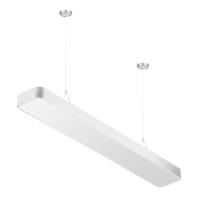 Светильник светодиодный Geometria ЭРА Block SPO-111-W-40K-060 60Вт 4000К 7200Лм IP40 1200*300*60 белый подвесной'