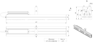 LED светильник SVT-STR-M-CRI80-81W-157x90'