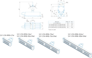 LED светильник SVT-STR-MPRO-53W-65-CRI90-5700K'
